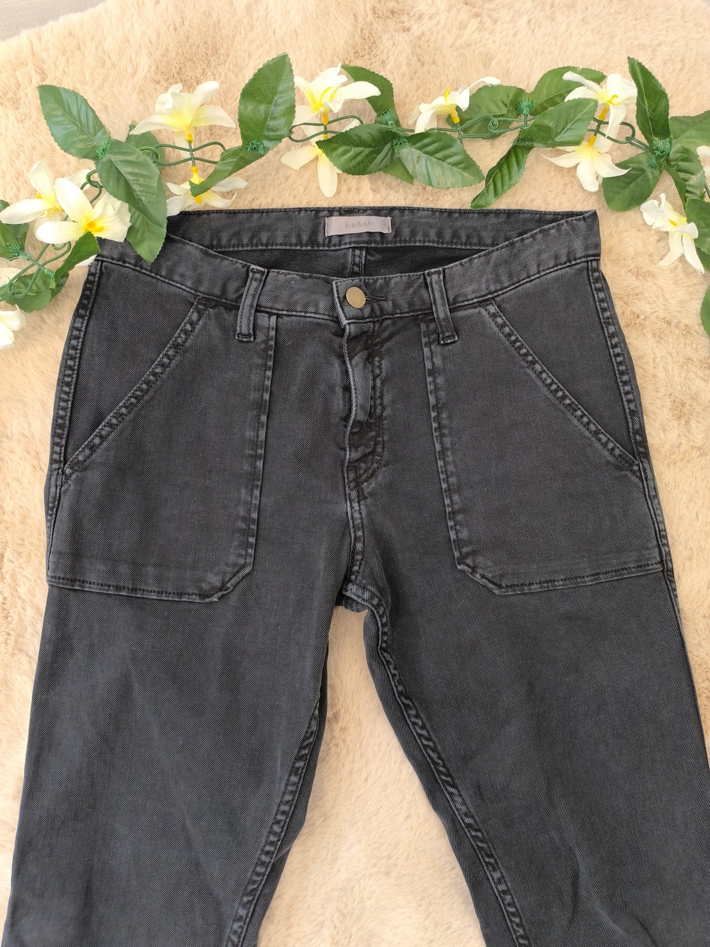 Jeans Ba&sh noir T.36