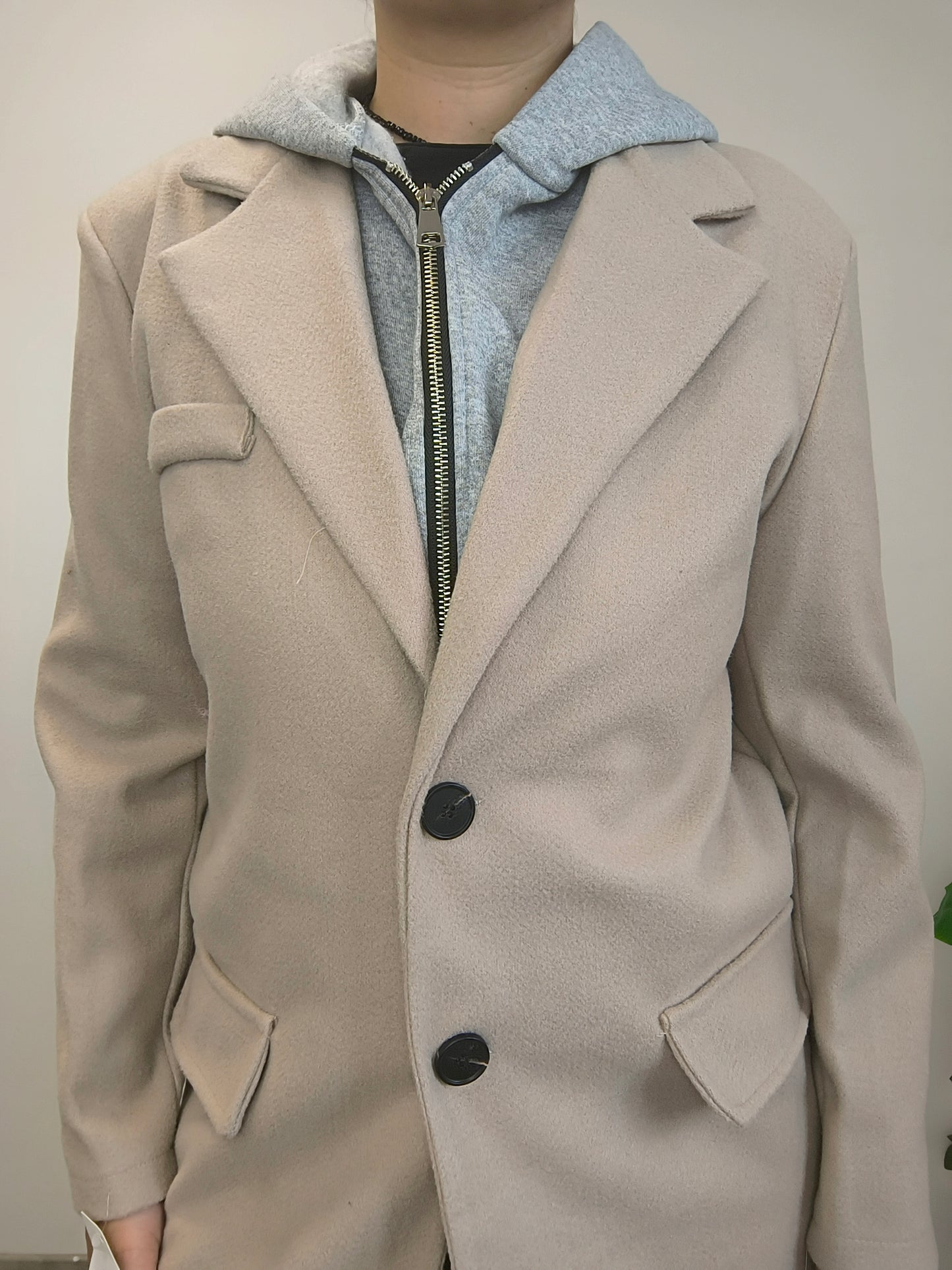 Manteau court beige TU