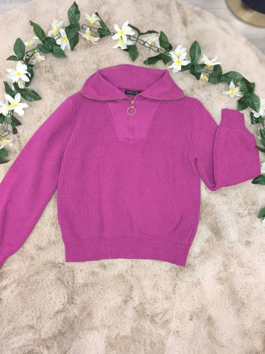 Pull rose fushia T.36